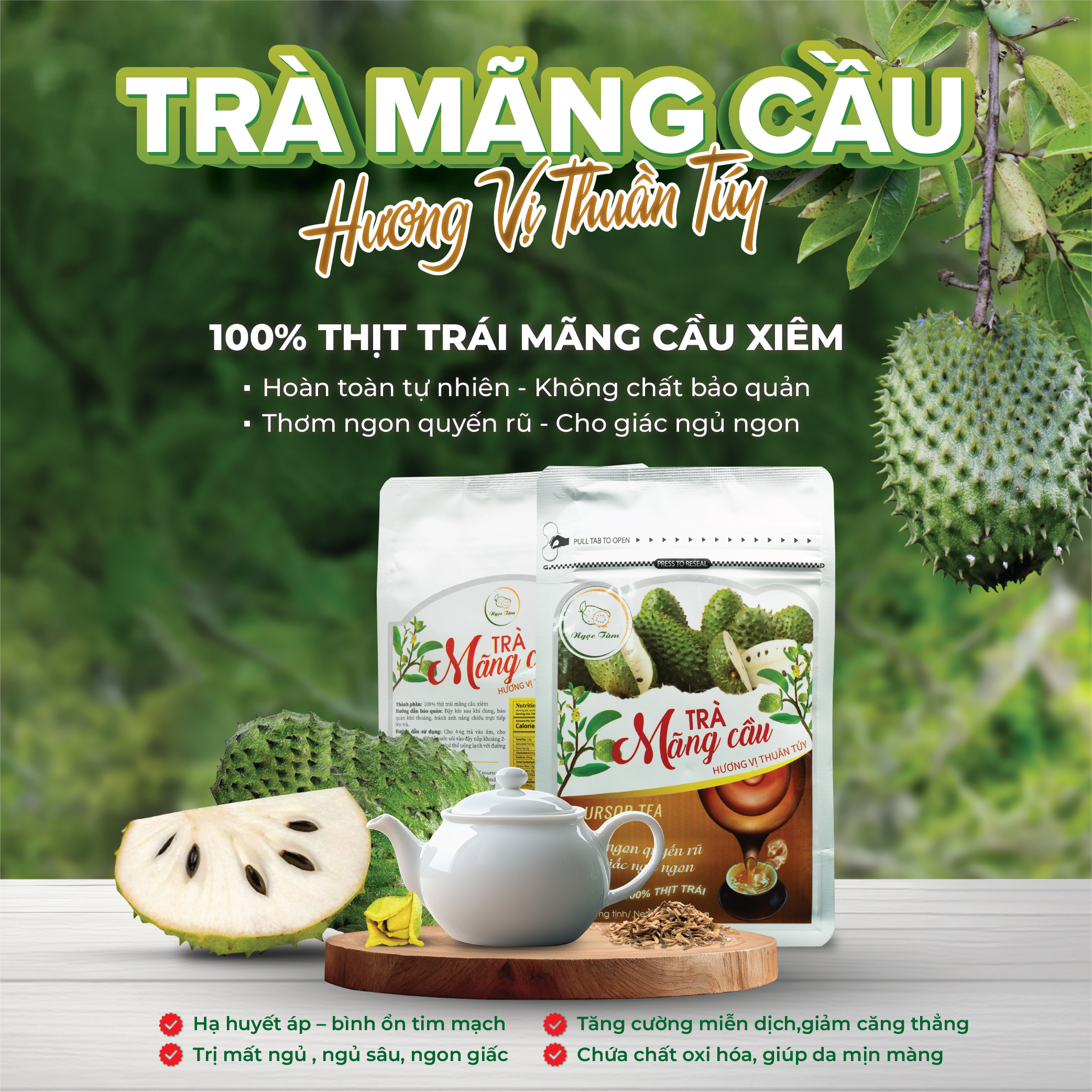 Trà Mãng Cầu - Hương Vị Thuần Túy